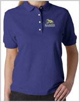 Lady Cougars Soccer Embroidered Womens Polo Shirt